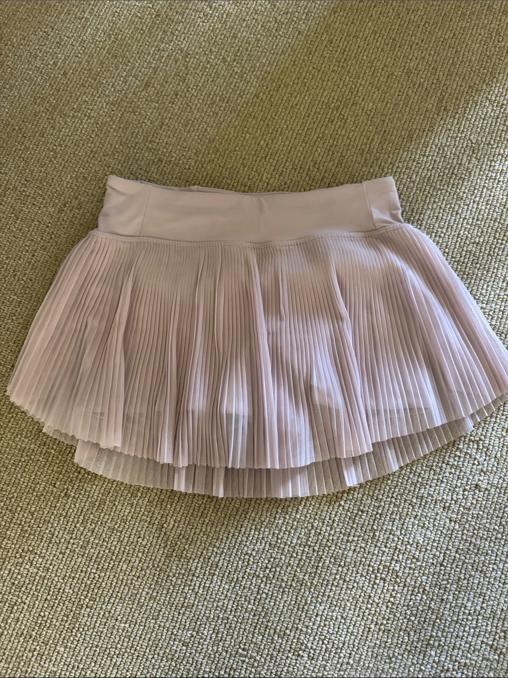 lululemon athletica Blush Pleated Skater Mini Skirt